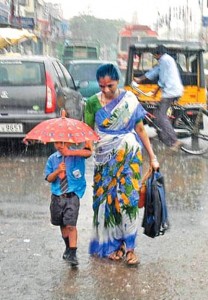 Mother at Rain